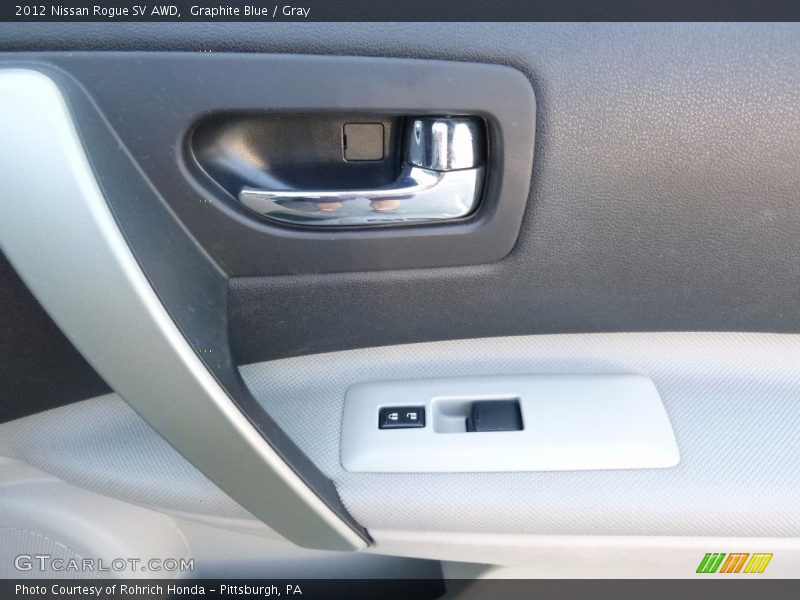 Graphite Blue / Gray 2012 Nissan Rogue SV AWD