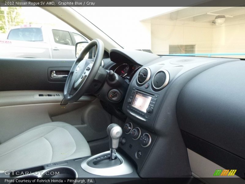 Graphite Blue / Gray 2012 Nissan Rogue SV AWD