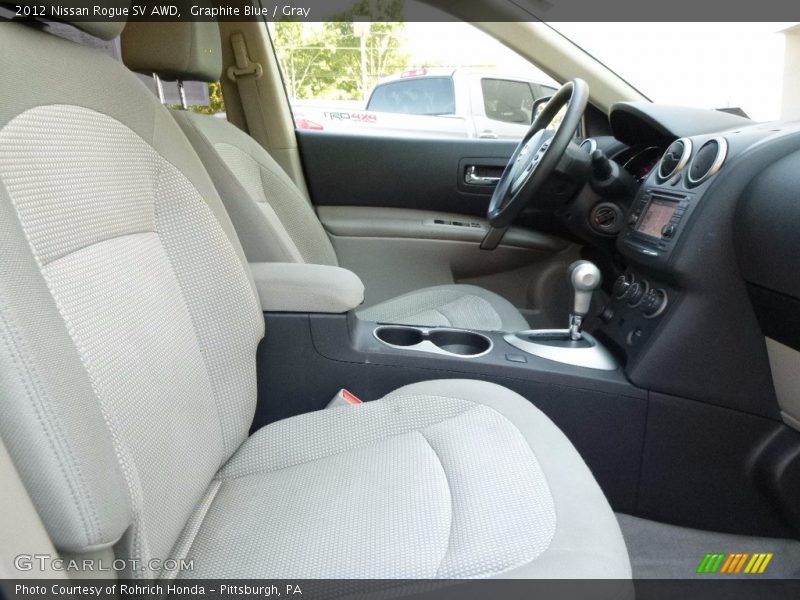 Graphite Blue / Gray 2012 Nissan Rogue SV AWD