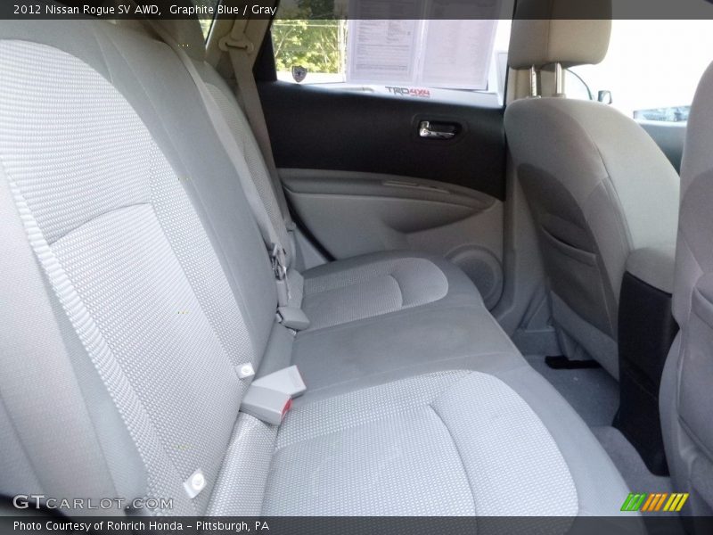 Graphite Blue / Gray 2012 Nissan Rogue SV AWD