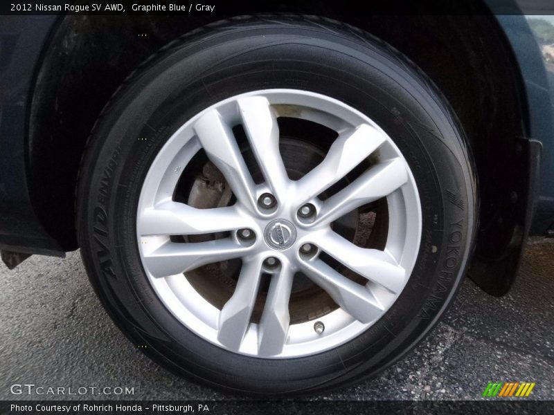Graphite Blue / Gray 2012 Nissan Rogue SV AWD