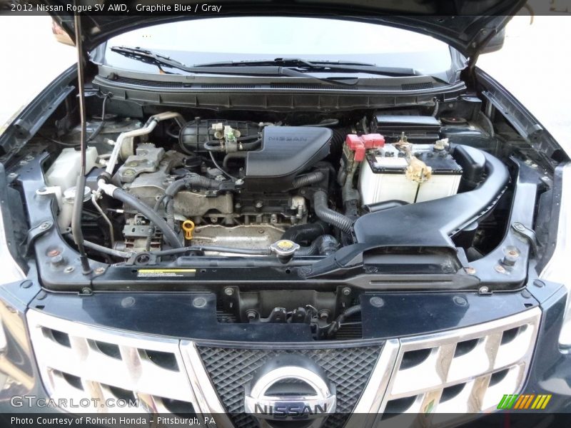 Graphite Blue / Gray 2012 Nissan Rogue SV AWD