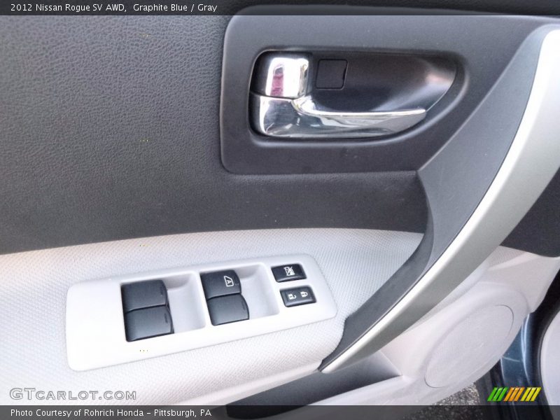Graphite Blue / Gray 2012 Nissan Rogue SV AWD
