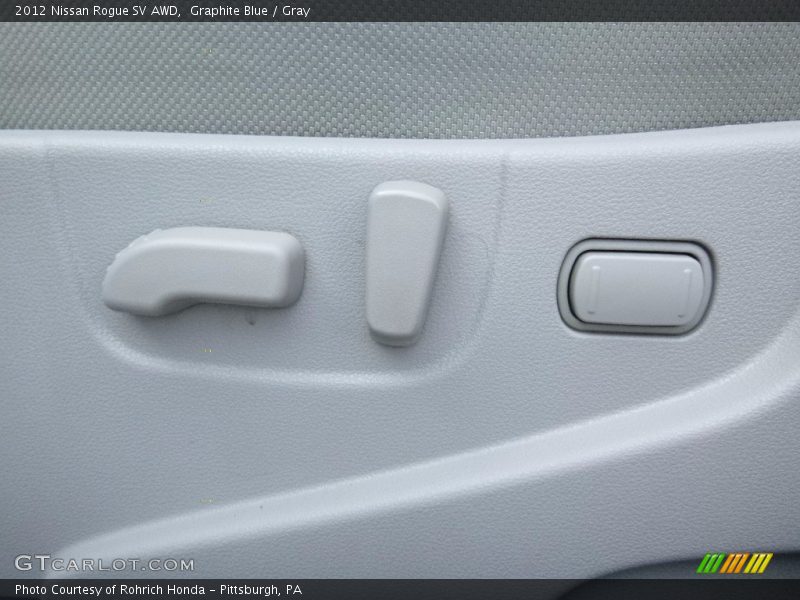 Graphite Blue / Gray 2012 Nissan Rogue SV AWD