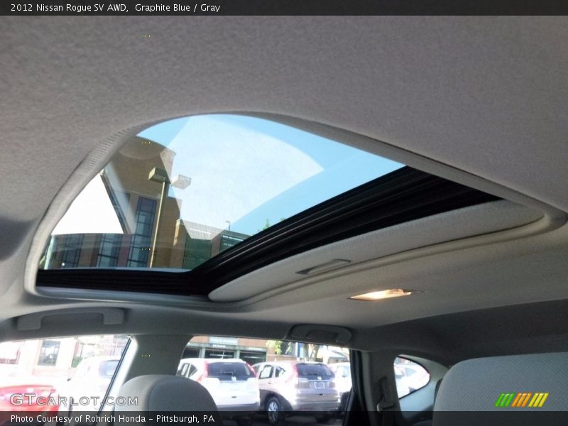 Graphite Blue / Gray 2012 Nissan Rogue SV AWD