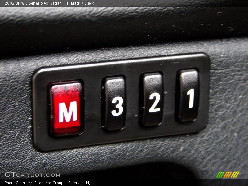 Jet Black / Black 2003 BMW 5 Series 540i Sedan