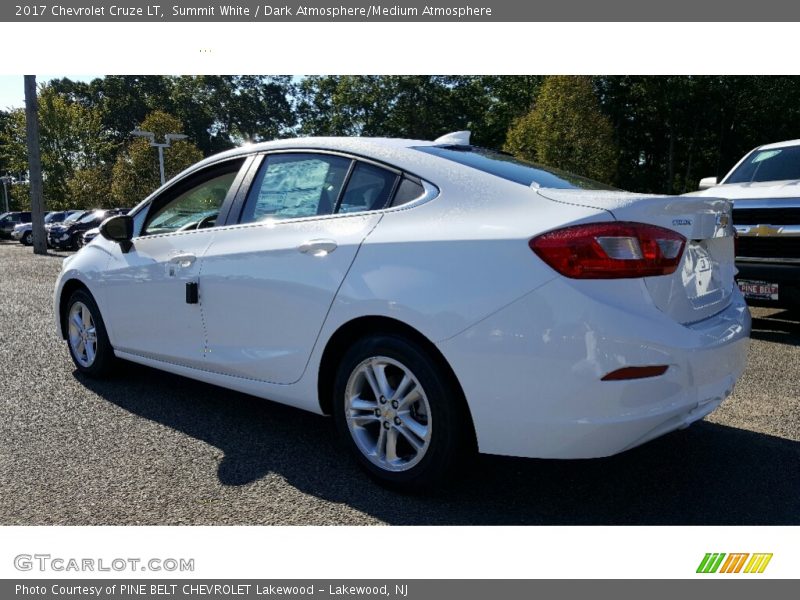 Summit White / Dark Atmosphere/Medium Atmosphere 2017 Chevrolet Cruze LT