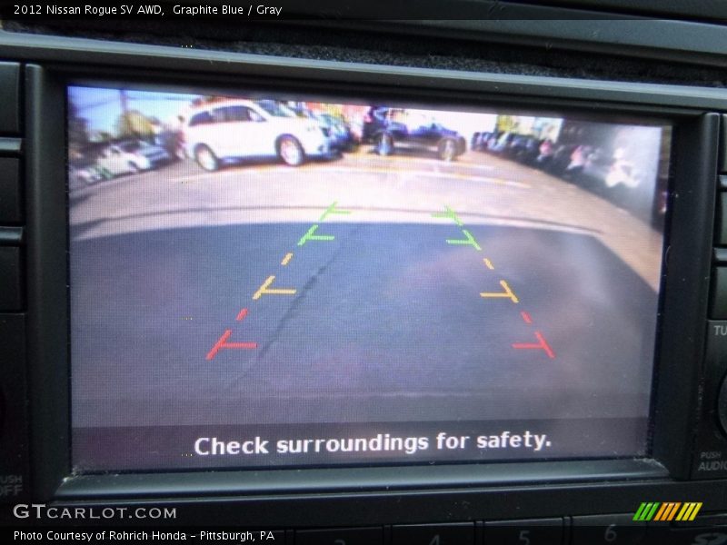 Graphite Blue / Gray 2012 Nissan Rogue SV AWD