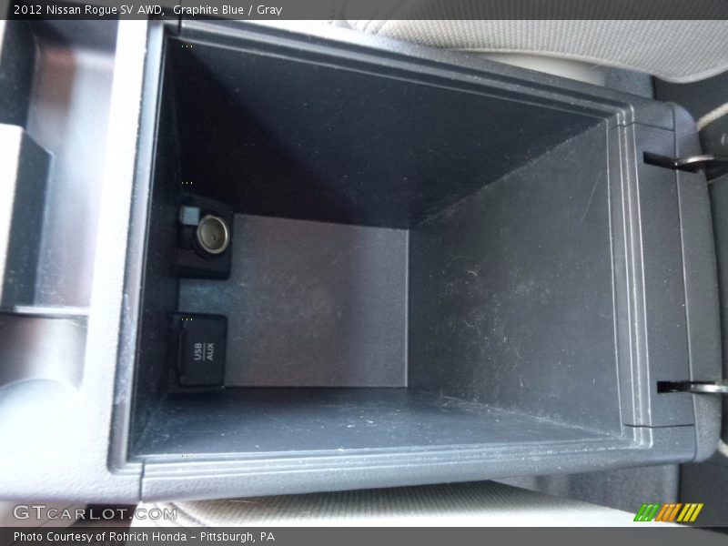 Graphite Blue / Gray 2012 Nissan Rogue SV AWD