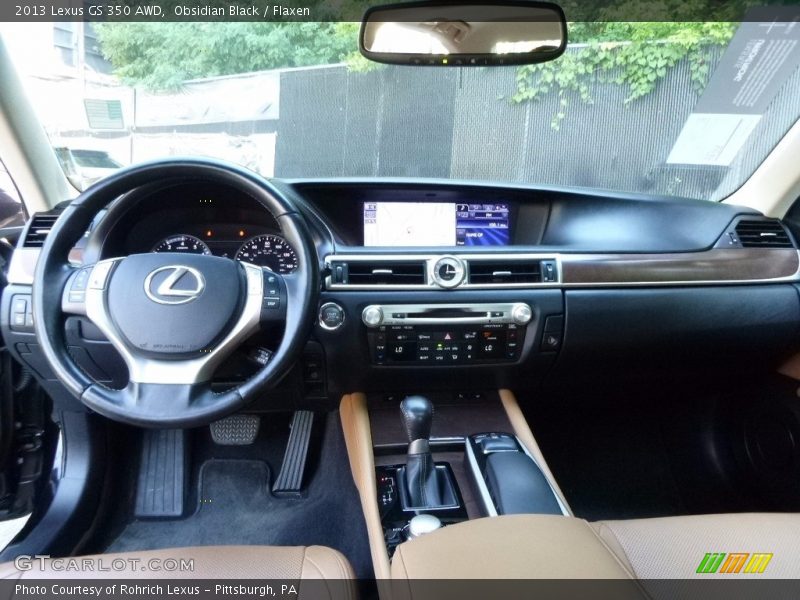 Obsidian Black / Flaxen 2013 Lexus GS 350 AWD