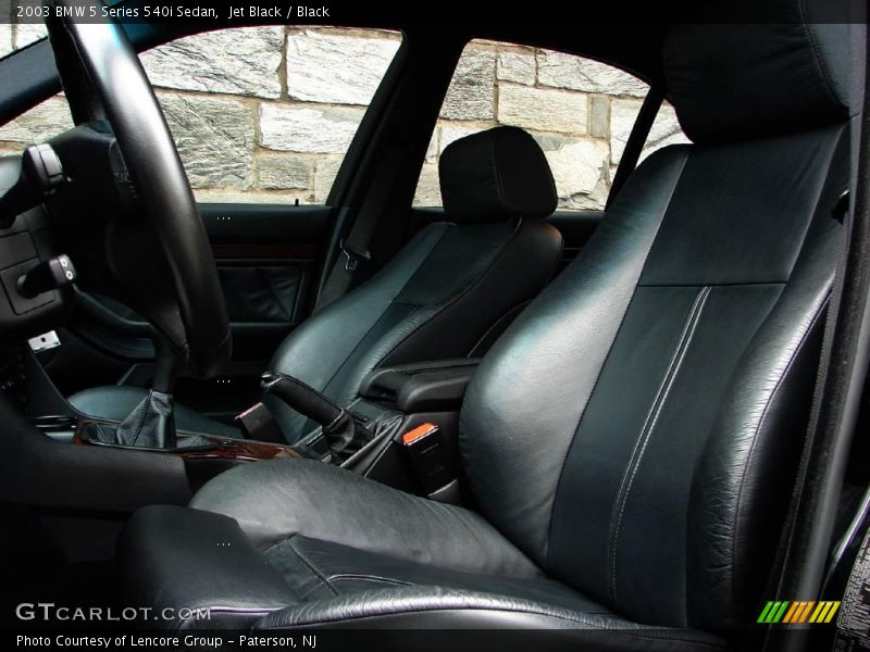 Jet Black / Black 2003 BMW 5 Series 540i Sedan