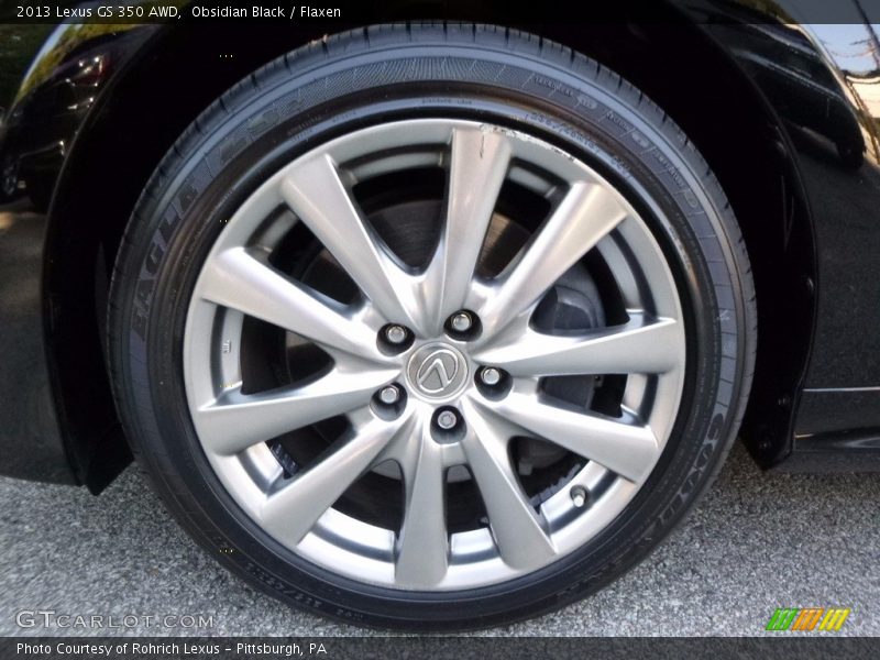 Obsidian Black / Flaxen 2013 Lexus GS 350 AWD