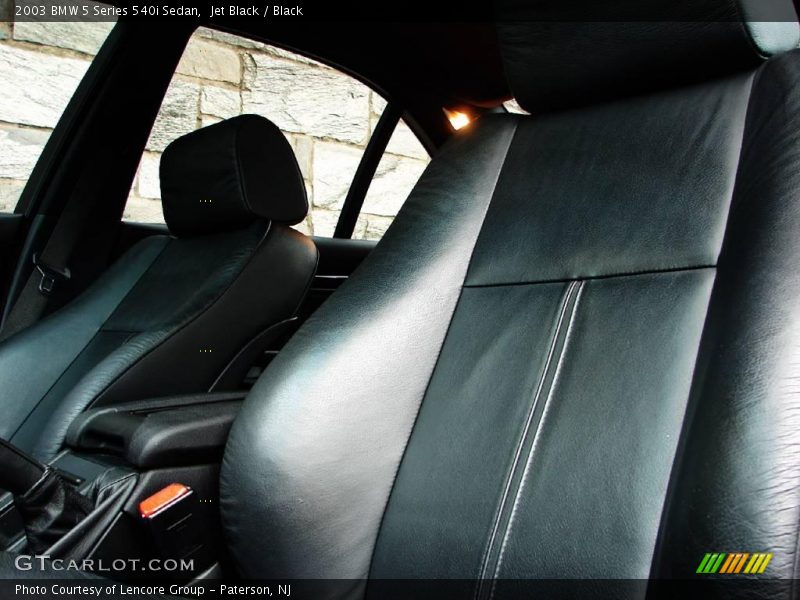 Jet Black / Black 2003 BMW 5 Series 540i Sedan