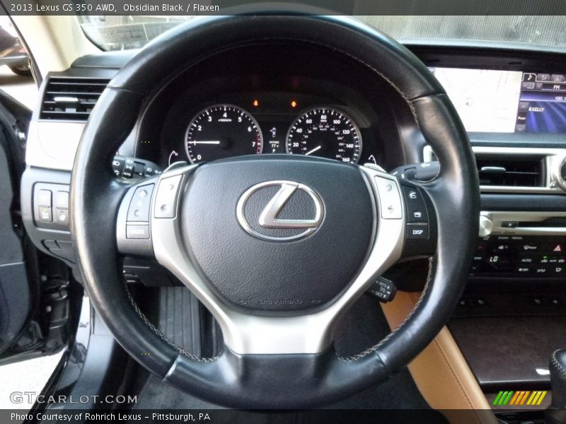 Obsidian Black / Flaxen 2013 Lexus GS 350 AWD