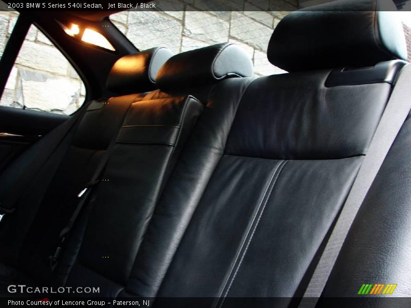 Jet Black / Black 2003 BMW 5 Series 540i Sedan