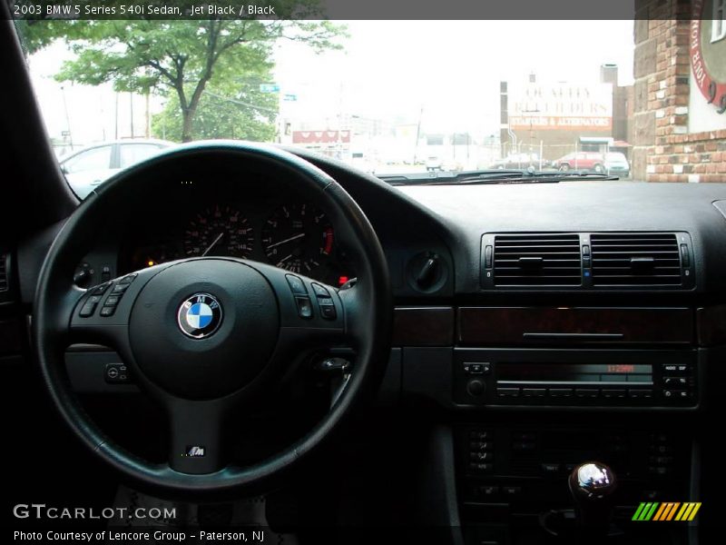 Jet Black / Black 2003 BMW 5 Series 540i Sedan