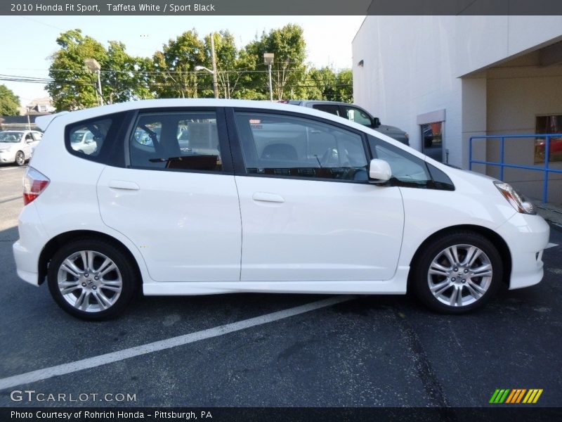 Taffeta White / Sport Black 2010 Honda Fit Sport