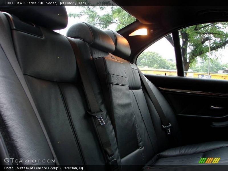Jet Black / Black 2003 BMW 5 Series 540i Sedan