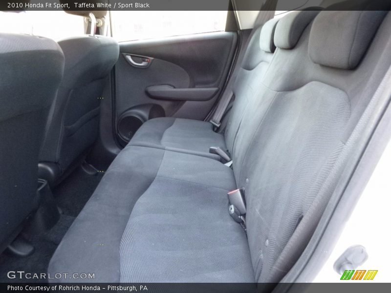 Taffeta White / Sport Black 2010 Honda Fit Sport