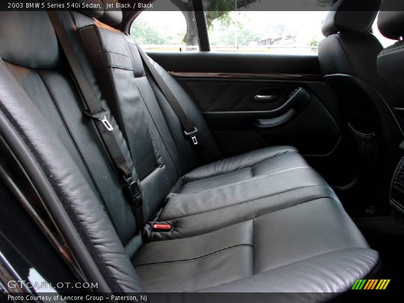 Jet Black / Black 2003 BMW 5 Series 540i Sedan