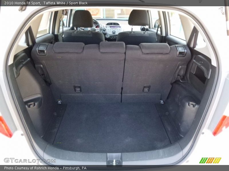 Taffeta White / Sport Black 2010 Honda Fit Sport