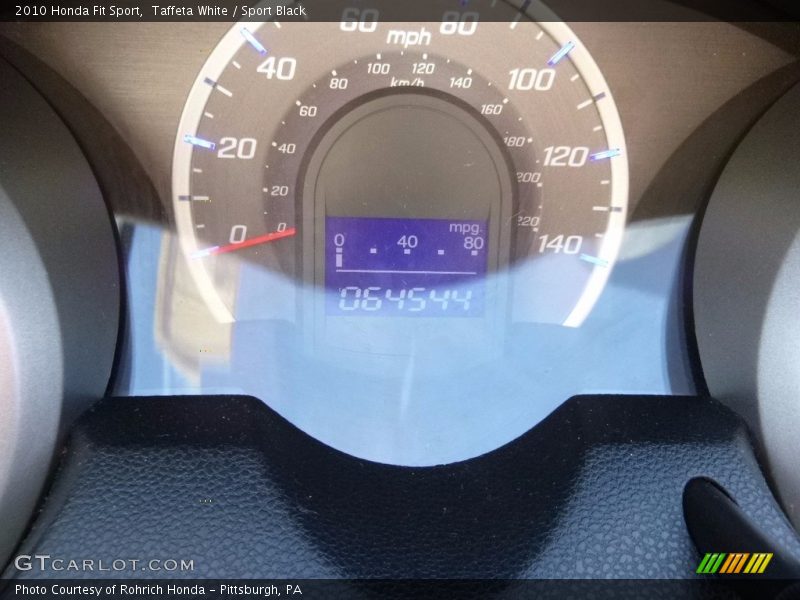 Taffeta White / Sport Black 2010 Honda Fit Sport