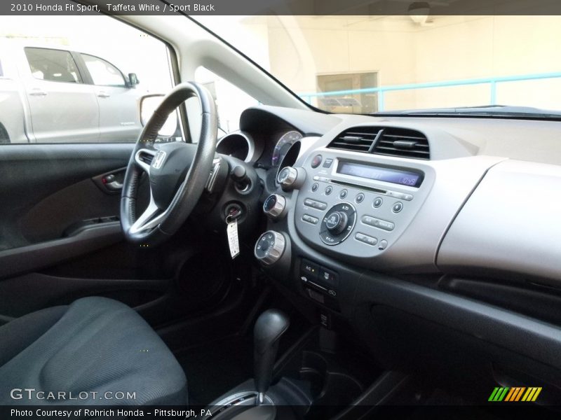 Taffeta White / Sport Black 2010 Honda Fit Sport