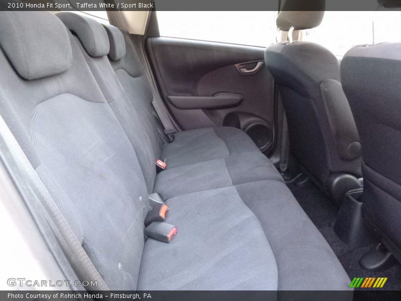 Taffeta White / Sport Black 2010 Honda Fit Sport