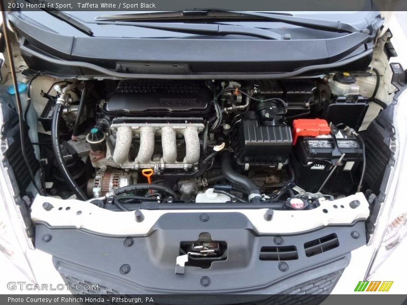 Taffeta White / Sport Black 2010 Honda Fit Sport