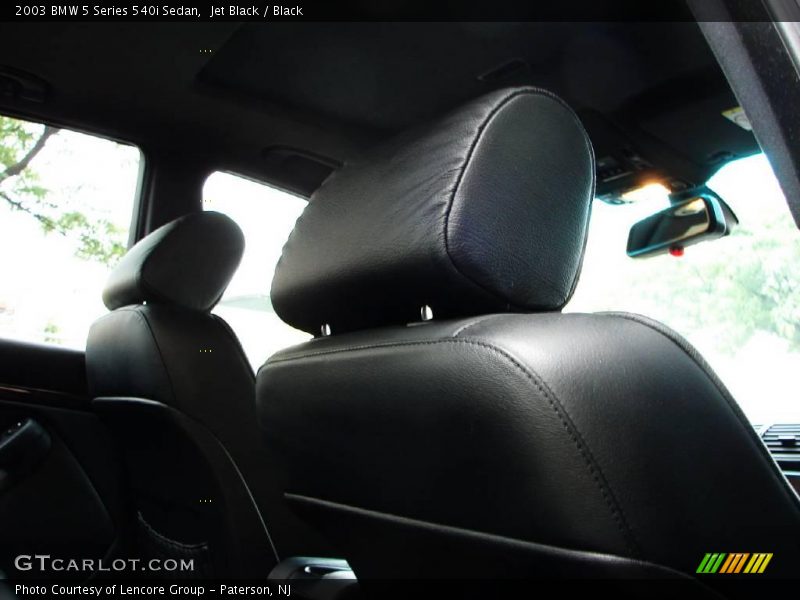 Jet Black / Black 2003 BMW 5 Series 540i Sedan