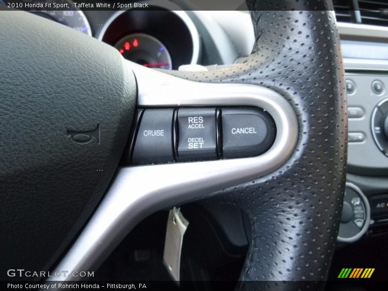 Taffeta White / Sport Black 2010 Honda Fit Sport