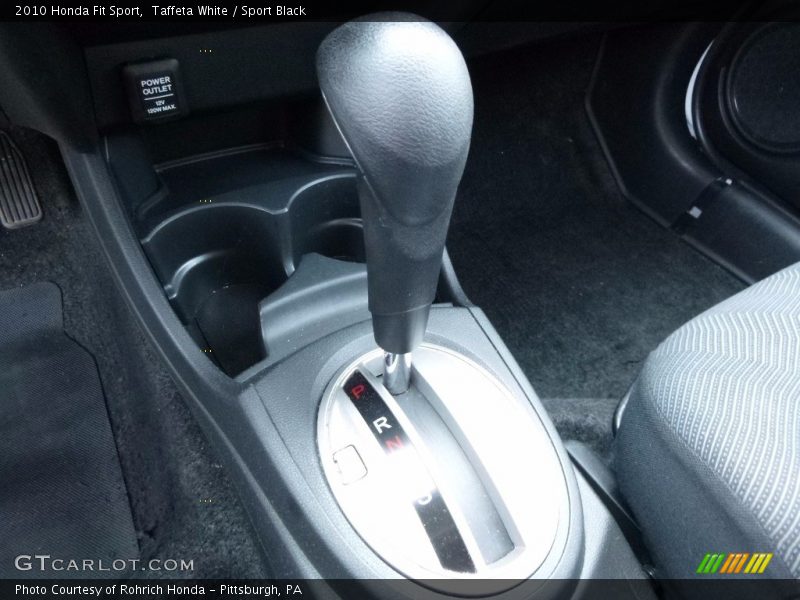 Taffeta White / Sport Black 2010 Honda Fit Sport