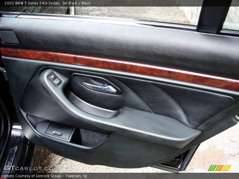Jet Black / Black 2003 BMW 5 Series 540i Sedan
