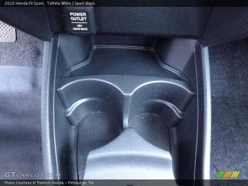Taffeta White / Sport Black 2010 Honda Fit Sport