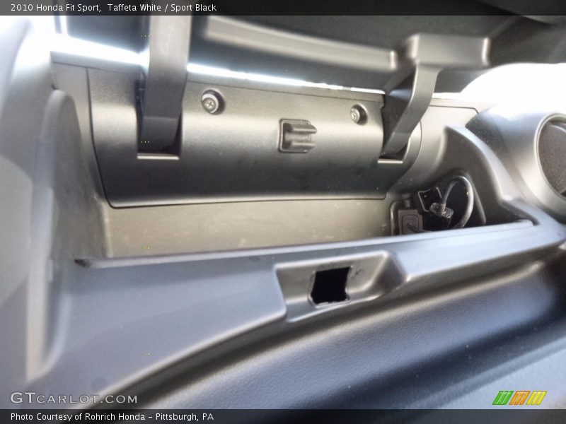 Taffeta White / Sport Black 2010 Honda Fit Sport