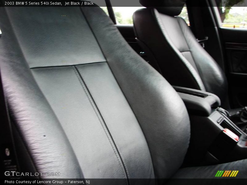 Jet Black / Black 2003 BMW 5 Series 540i Sedan