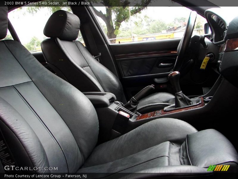 Jet Black / Black 2003 BMW 5 Series 540i Sedan