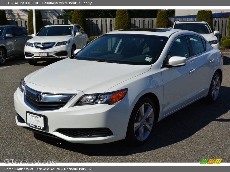 Bellanova White Pearl / Ebony 2014 Acura ILX 2.0L