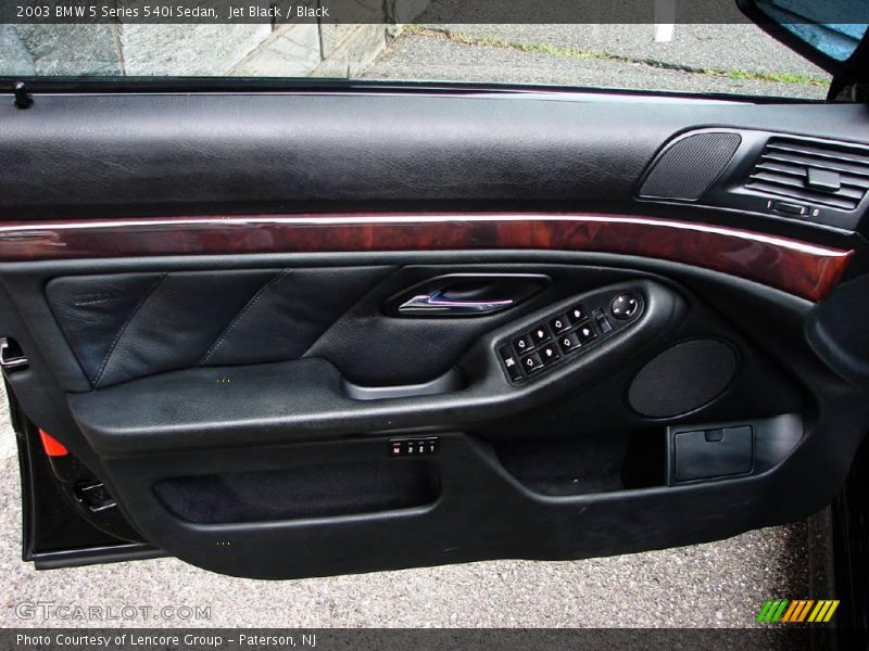 Jet Black / Black 2003 BMW 5 Series 540i Sedan