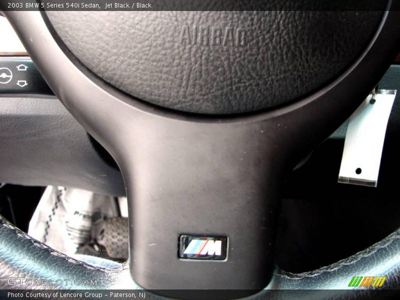 Jet Black / Black 2003 BMW 5 Series 540i Sedan