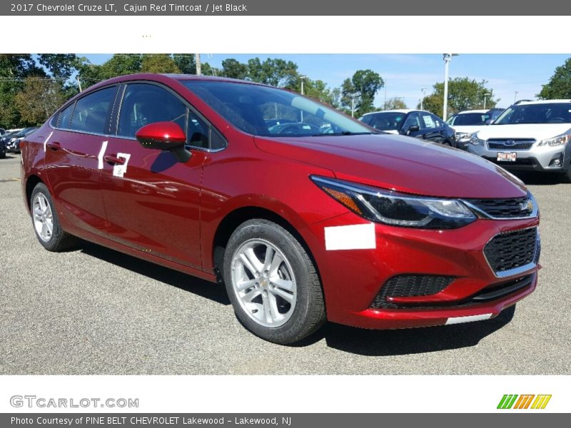 Cajun Red Tintcoat / Jet Black 2017 Chevrolet Cruze LT