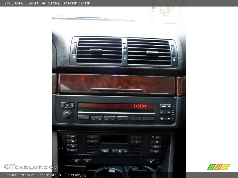 Jet Black / Black 2003 BMW 5 Series 540i Sedan