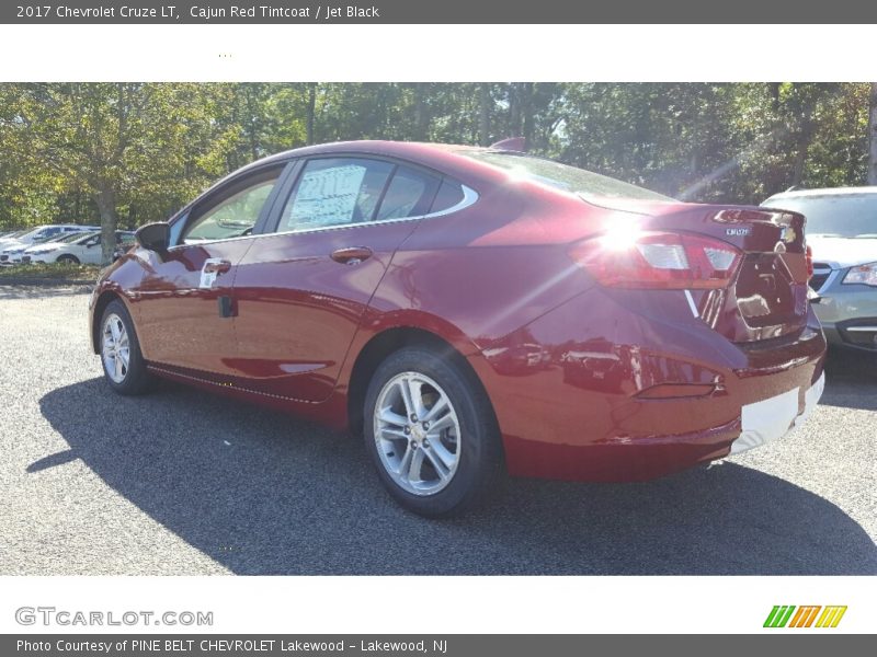 Cajun Red Tintcoat / Jet Black 2017 Chevrolet Cruze LT