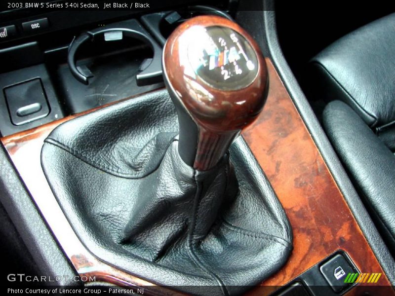 Jet Black / Black 2003 BMW 5 Series 540i Sedan