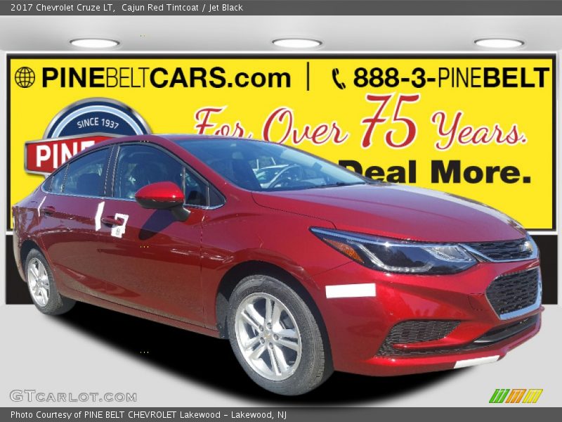 Cajun Red Tintcoat / Jet Black 2017 Chevrolet Cruze LT