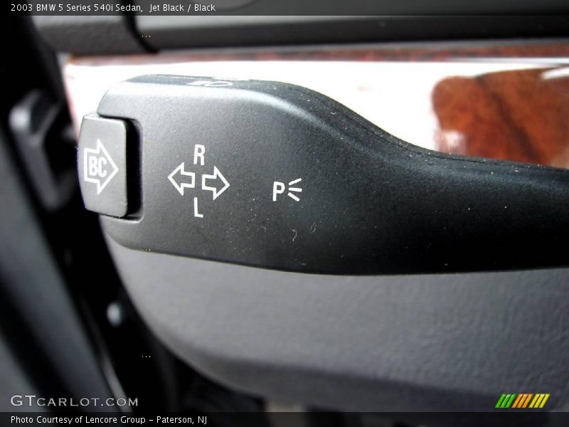 Jet Black / Black 2003 BMW 5 Series 540i Sedan
