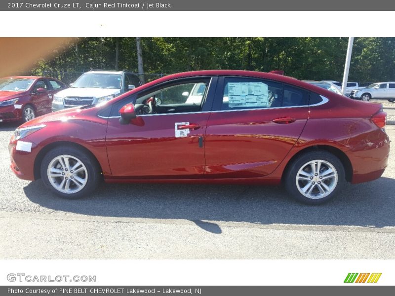 Cajun Red Tintcoat / Jet Black 2017 Chevrolet Cruze LT