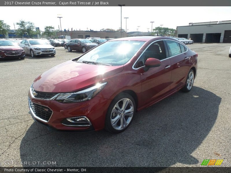 Cajun Red Tintcoat / Jet Black 2017 Chevrolet Cruze Premier