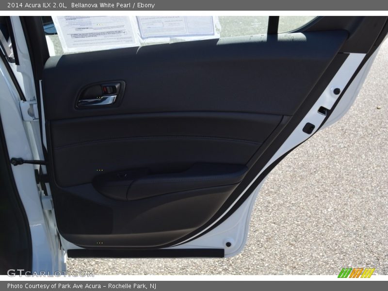 Bellanova White Pearl / Ebony 2014 Acura ILX 2.0L