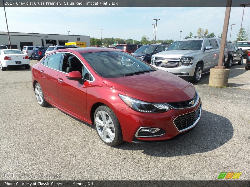 Cajun Red Tintcoat / Jet Black 2017 Chevrolet Cruze Premier